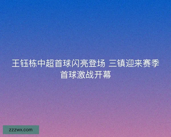 王钰栋中超首球闪亮登场 三镇迎来赛季首球激战开幕